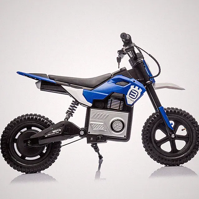 24V Kids Motocross Electric Motorcycle 200W Hub Motor Ride-On Bike LED Music Toy