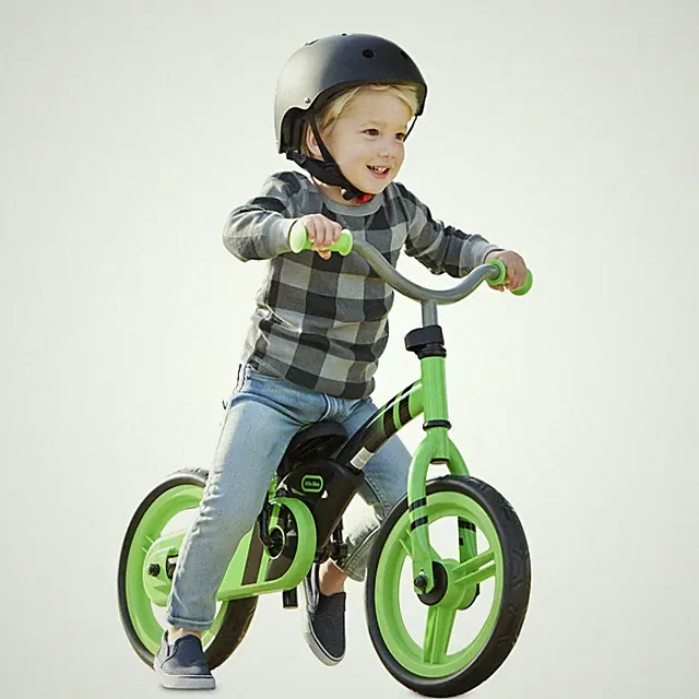 Bicicleta De Equilibrio Para Niños Y Niñas De 2 3 Y 4 Años De Edad Color Verde