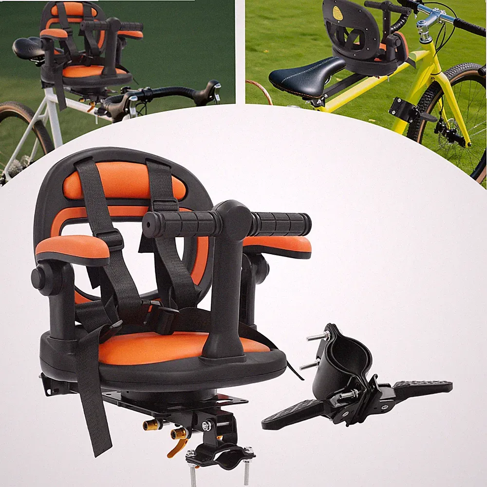 Child Bike Seat for Kids - Front Mounted, Adjustable & Comfortable 30??29cm