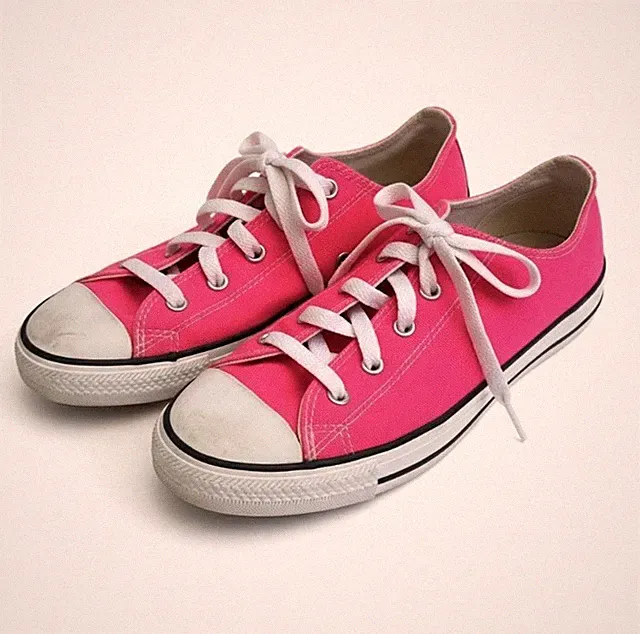 Converse Chuck Taylor All Star Pink Canvas Sneakers Kids Size 3 Youth 370407F