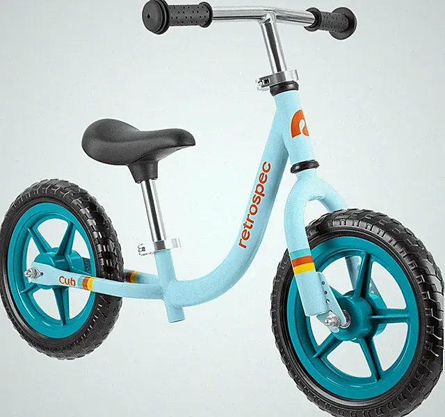 Cub Toddler Balance Bike for Ages 18 Months - 3 Years - 12In No-Pedal Beginner B