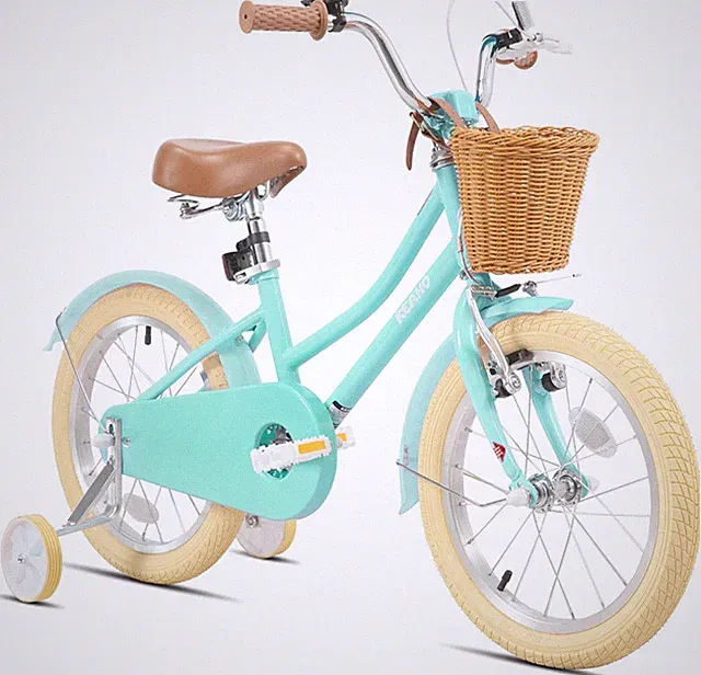 Girls Bike for 2-12 Years Old Toddlers and Kids, 12" 14" 16" 18“ Retro Style Kid