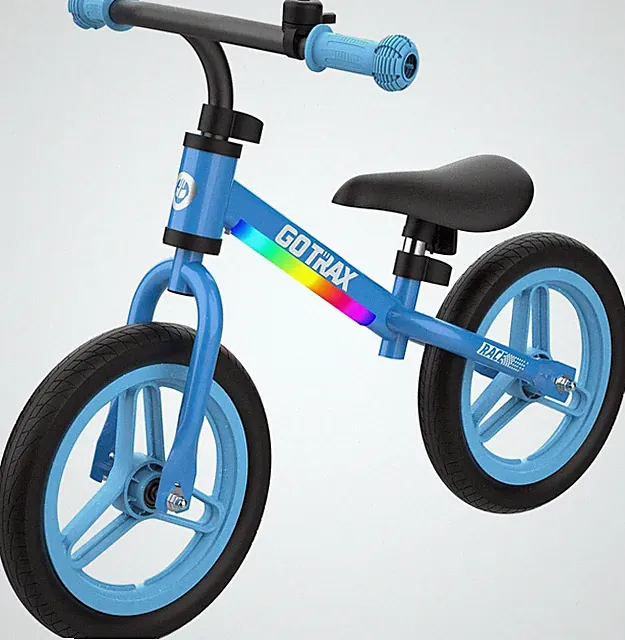 Gotrax KS12 Balance Bike for 2-5 Years Old, 12" Toddlers Bike with LED Light&Bel