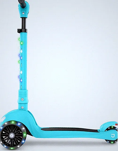 Jetson Scooters - Jupiter Mini 3 Wheel Kick Scooter, Blue, Foldable, Lightweight