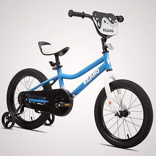 Kids Bike for Boys Girls Ages 3-12 Years Blue 12 Inch With Training Wheels