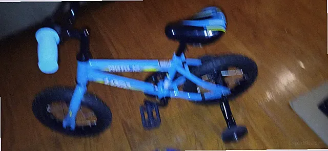 kids bike used 1 time. Perfect for a little boys. Great for ages 2 to 7
