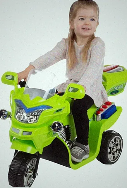 Lil’ Rider Kids' 6V Electric Motorcycle - Safe, Fun, and Realistic Ride-On fo...