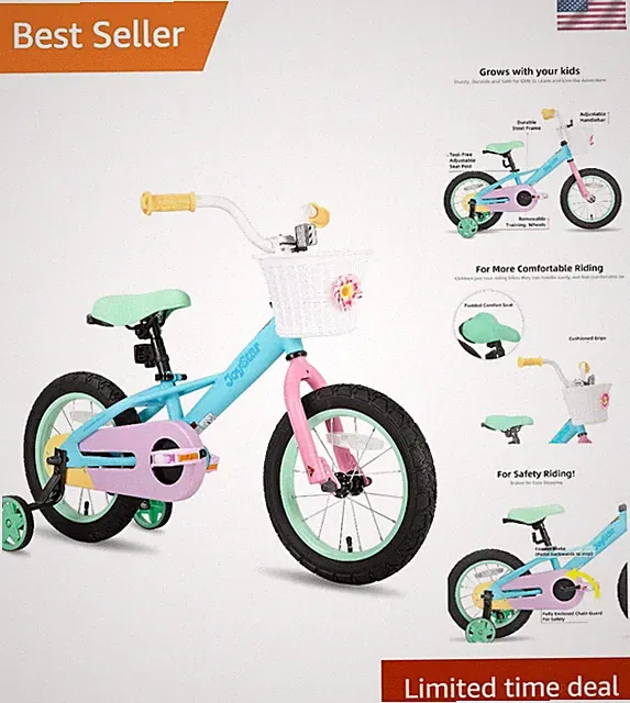 Macarons 12-16 Inch Kids Bike Collection - Stylish & Safe for Young Riders