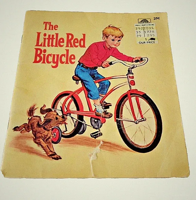 The Little Red Bicycle 1953 Whitman Tell A Tale Books merrigold press Magic Mart