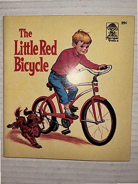 The Little Red Bicycle Vtg 1953 Paperback Merrigold Press VG Cond. See Pictures